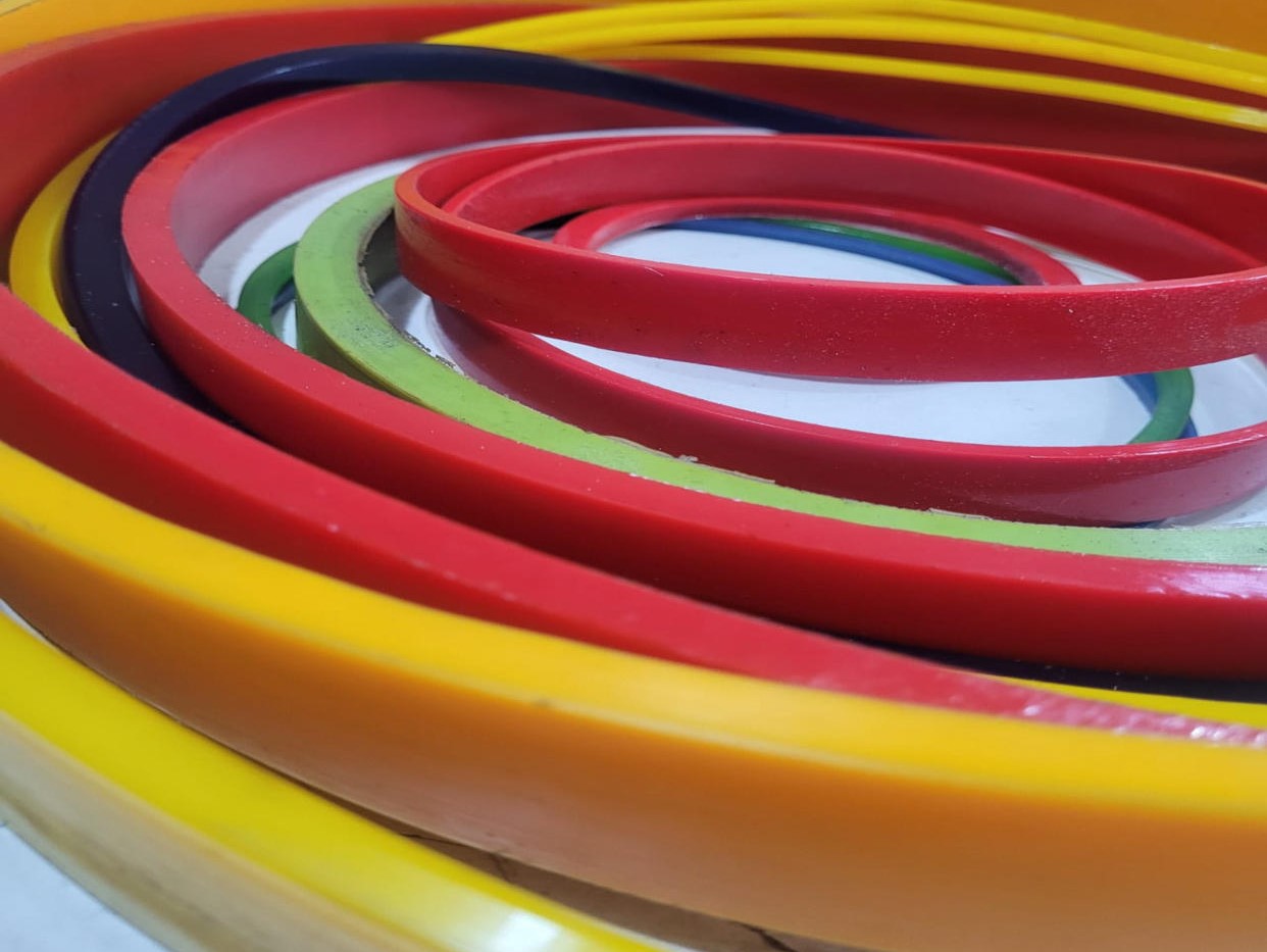 Peças técnicas em poliuretano PU sob medida para uso industrial